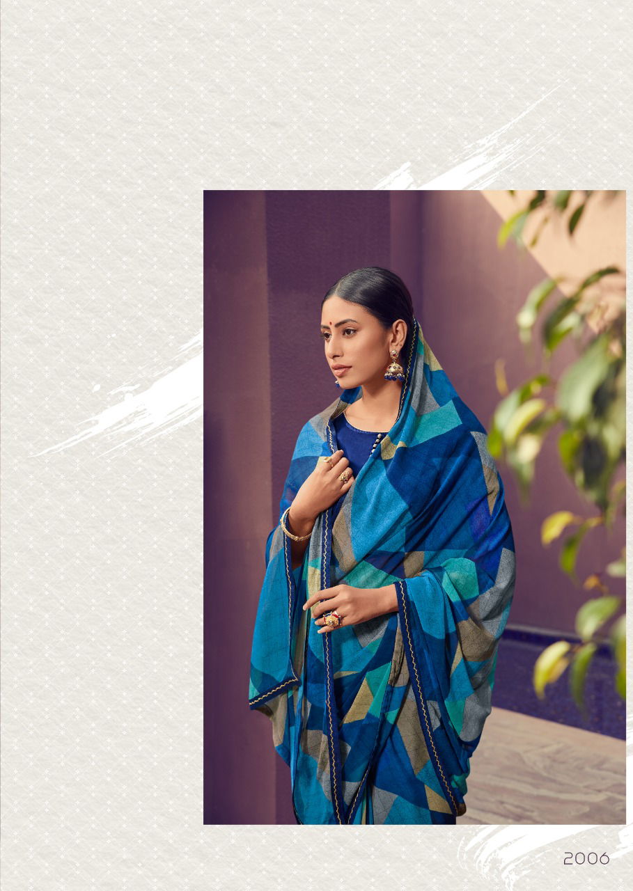 Kashvi Zubaida 2  Latest Fancy Designer Georgette Printed Saree Collection